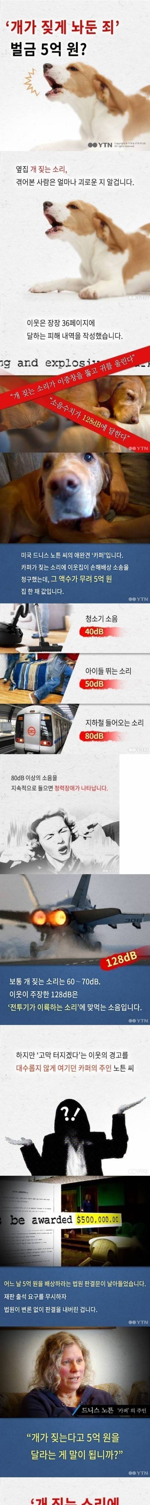 개가 짖게 놔둔 죄 벌금 5억원?.jpg