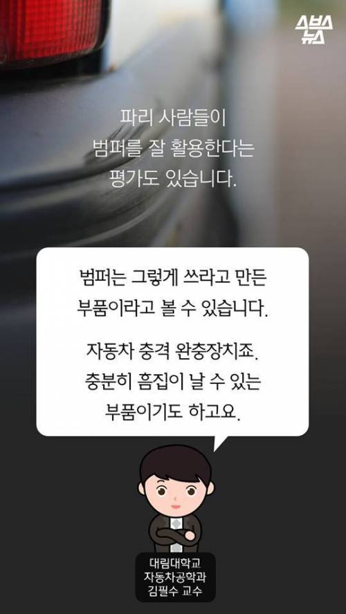 프랑스 파리에서의 자동차 범퍼.jpg