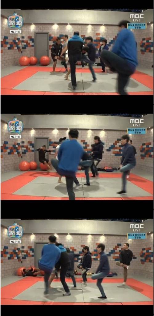 마리텔 나와서 추성훈도 스탭들한테 당했다.jpg