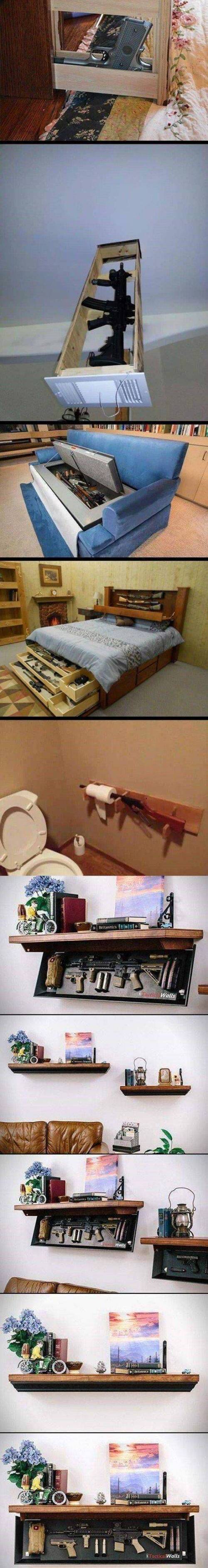 흔한 미국 가정집들의 총기 보관.jpg