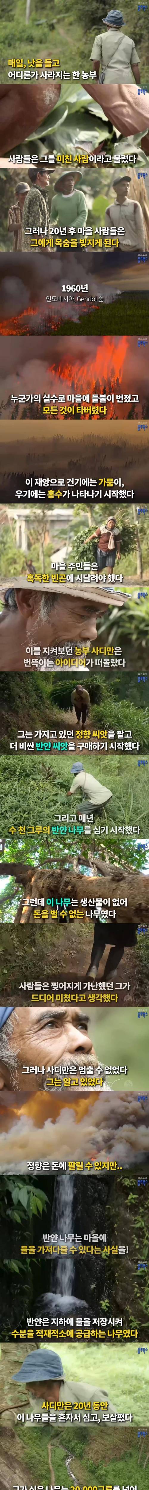 미쳤다고 생각했던 가난한 농부가 이룩한 것