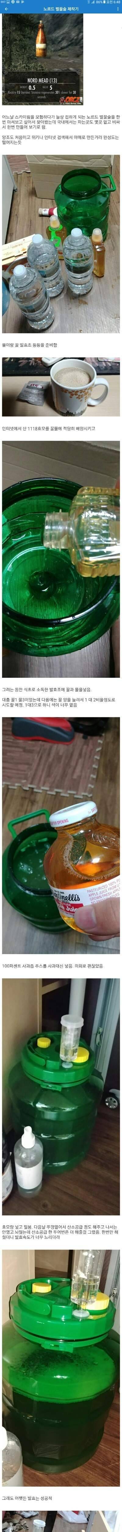 스카이림에 나오는 술을 직접 만들어보자