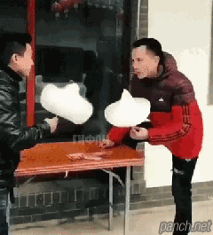 솜사탕 빨리 먹기.gif