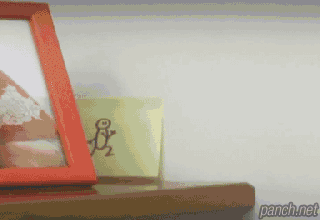 포스트잇으로 만든 애니메이션.gif