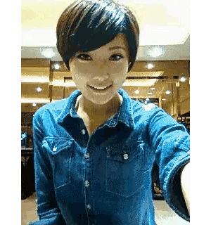 더블 헤어 스타일링.gif