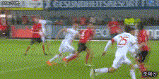 분데스리가에서 나온 역대급 티키타카.gif