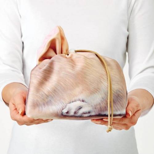 뿅하고 귀가 생기는 토끼 도시락 주머니.jpg