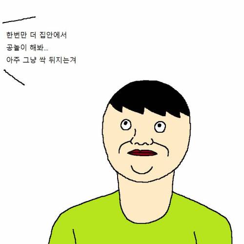 엄마가 아끼는 조각상이 박살나는 만화.jpg