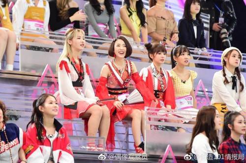 중국에서 판권 사간 프로듀스101 녹화 현장...JPG