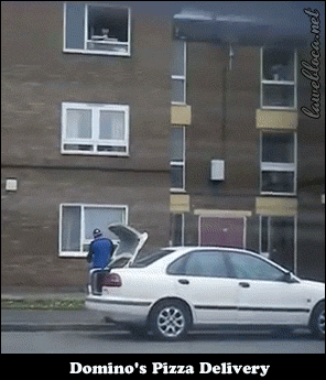 기숙사 피자배달.gif