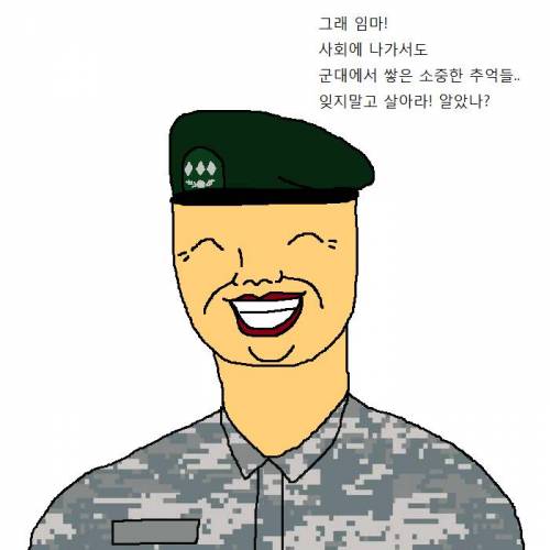 군대 전역하는 만화.jpg