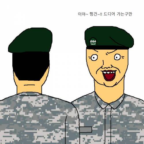 군대 전역하는 만화.jpg