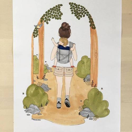 [스압] 엄마의 육아 일러스트.jpg