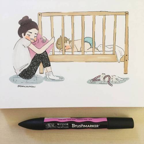 [스압] 엄마의 육아 일러스트.jpg