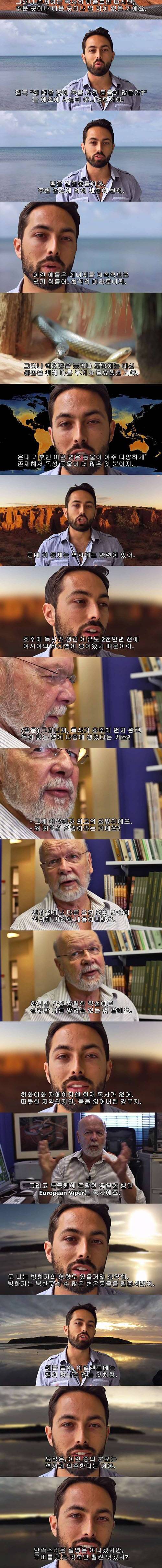 [스압] 맹독성 동물들은 왜 더운 지방에 많이 살까?