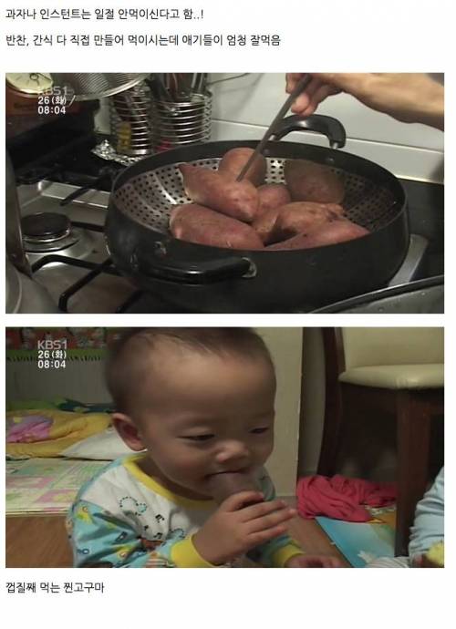 [스압]소문난 네쌍둥이 어머님이 만들어 먹이시는 건강식단