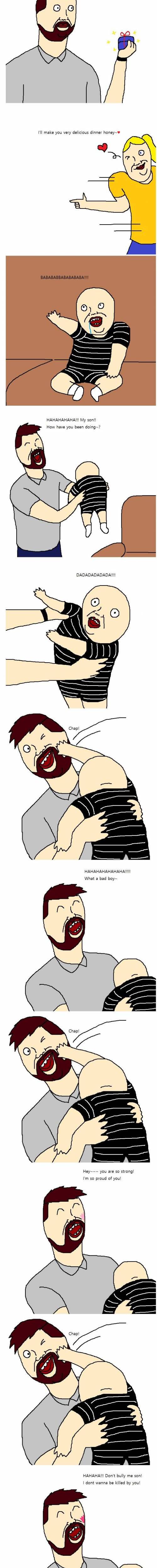 미국인 아빠가 퇴근한 만화.jpg