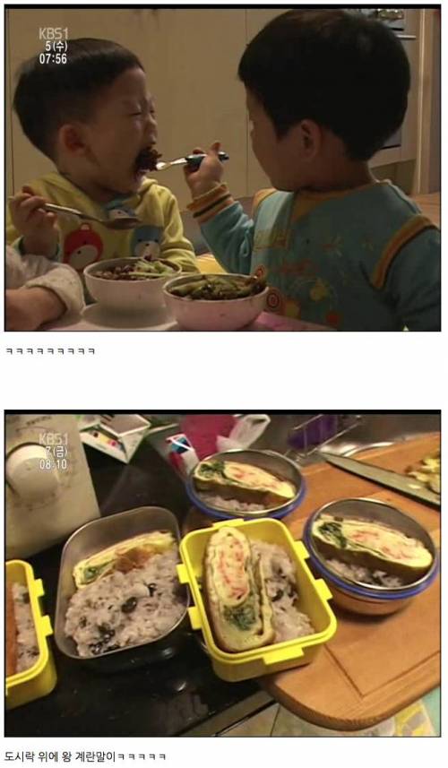 [스압]소문난 네쌍둥이 어머님이 만들어 먹이시는 건강식단