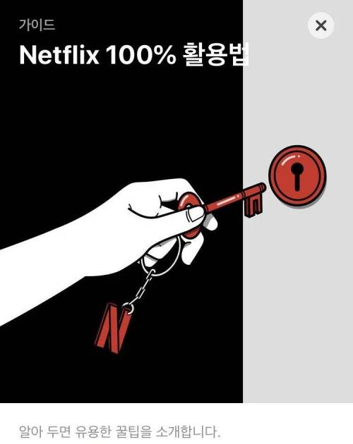 넷플릭스 꿀팁.tip