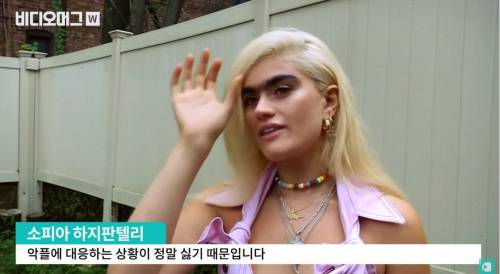 22살 미국 모델이 일자 눈썹을 고집하는 이유.jpg