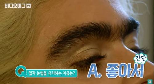 22살 미국 모델이 일자 눈썹을 고집하는 이유.jpg