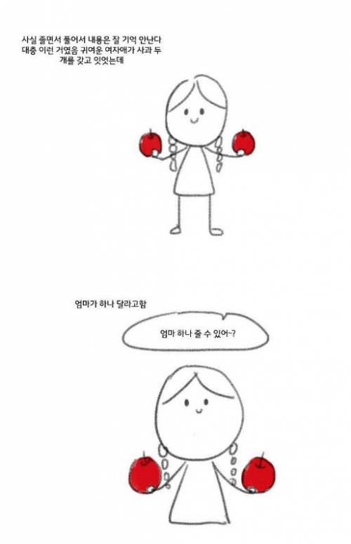 엄마와 딸과 사과 이야기.jpg