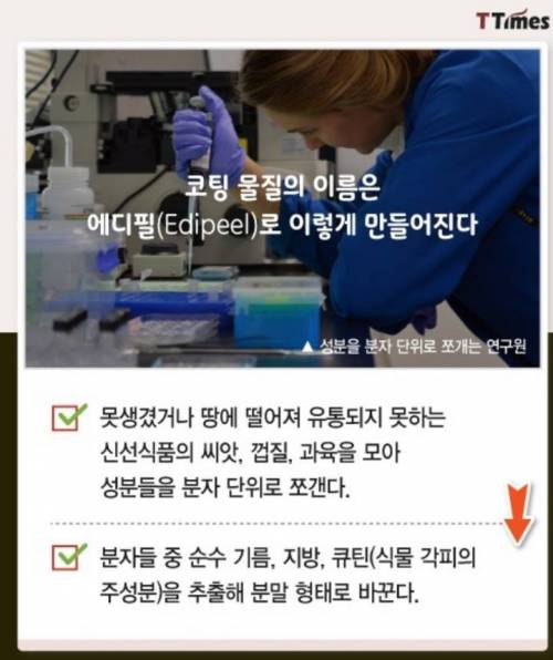 과일,야채 코팅으로 유통기한 2배 늘린 회사