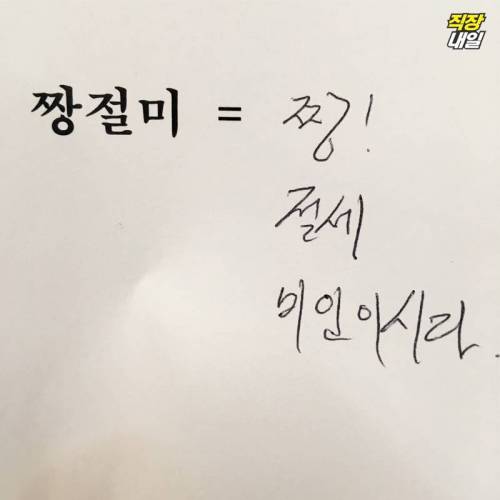 팀장님한테 인싸용어 맞혀보시라고 해봤음.jpg
