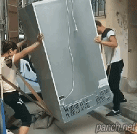 냉장고 쉽게 옮기는 방법.gif