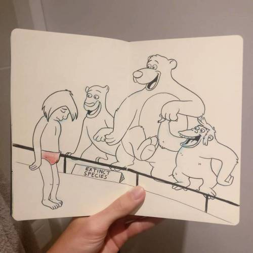 환경 문제에 직면한 만화속 캐릭터 일러스트.jpg