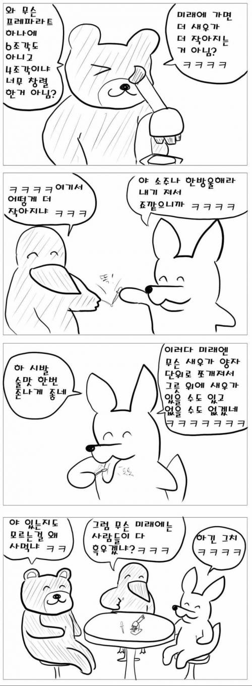 술안주가 점점 작아지는 만화.jpg