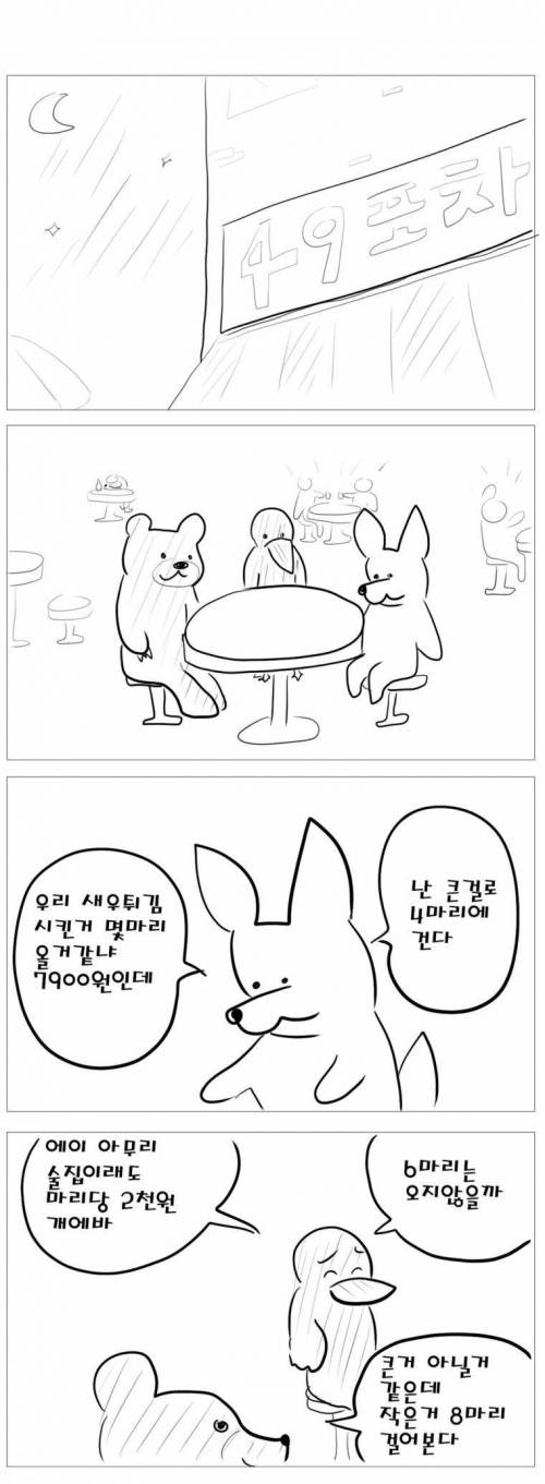 술안주가 점점 작아지는 만화.jpg