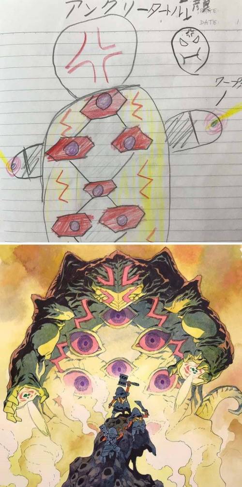 아들그림 업그레이드 해주는 아빠 근황.jpg