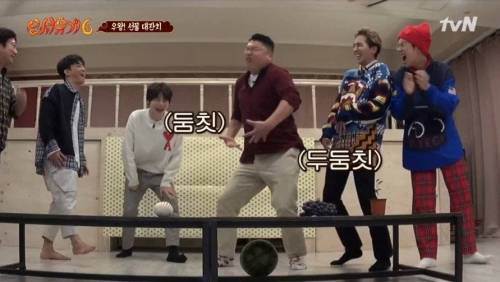 [스압] 압도적인 격차로 이어 말하기 우승하는 수근 지원팀.jpg