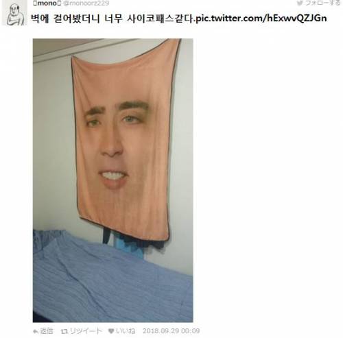 공포의 니콜라스 케이지 담요.jpg