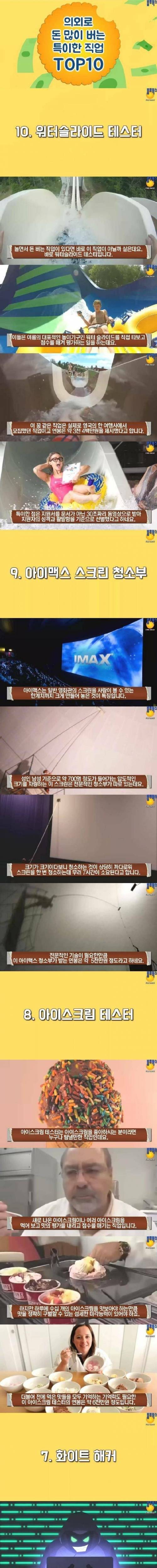 [스압] 의외로 돈 많이 버는 희귀한 직업 TOP10.jpg