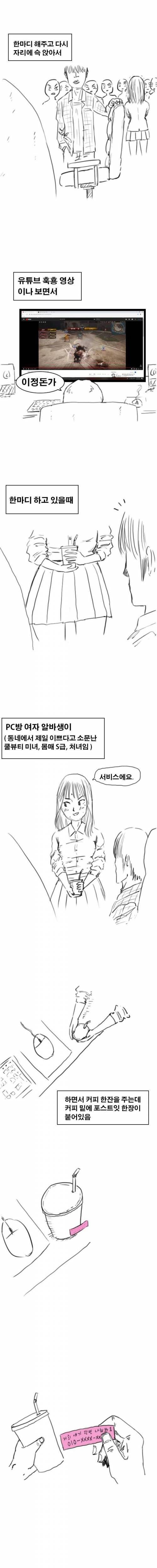 [스압] 피씨방에서 검사하는.manhwa