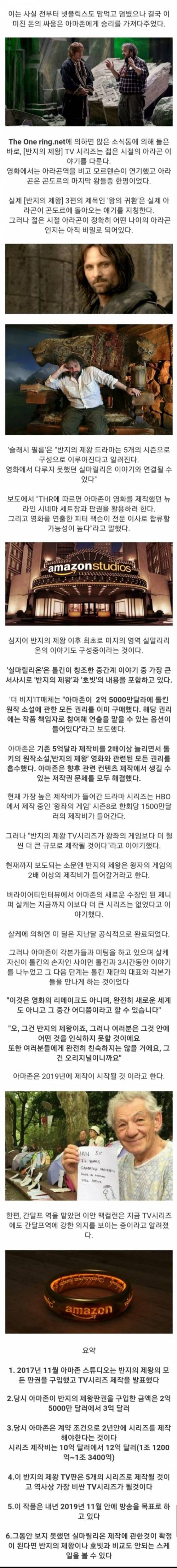TV 시리즈로 제작되는 반지의 제왕.jpg