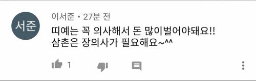 여전한 랜선 이모 삼촌들의 드립...jpg