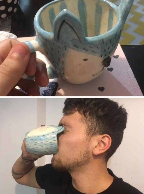 눈에 넣어도 아프지 않을 아들이 만든 컵.jpg
