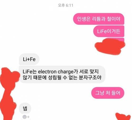 인생은 리튬과 철이야