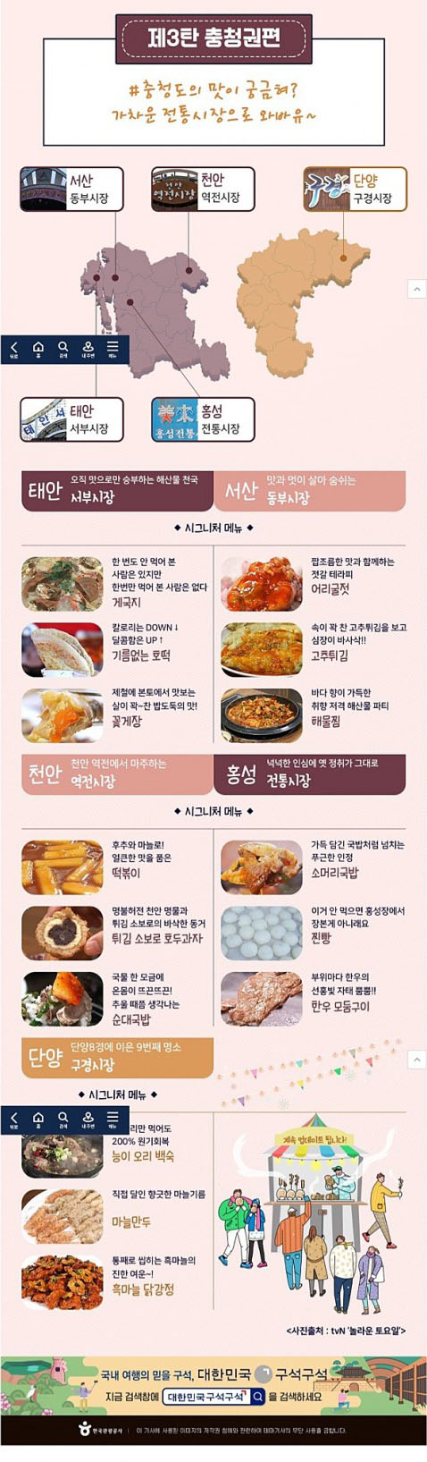 [스압] 전국 전통시장 미식여행