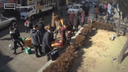 핫팩 무인판매대 양심 테스트 사회실험