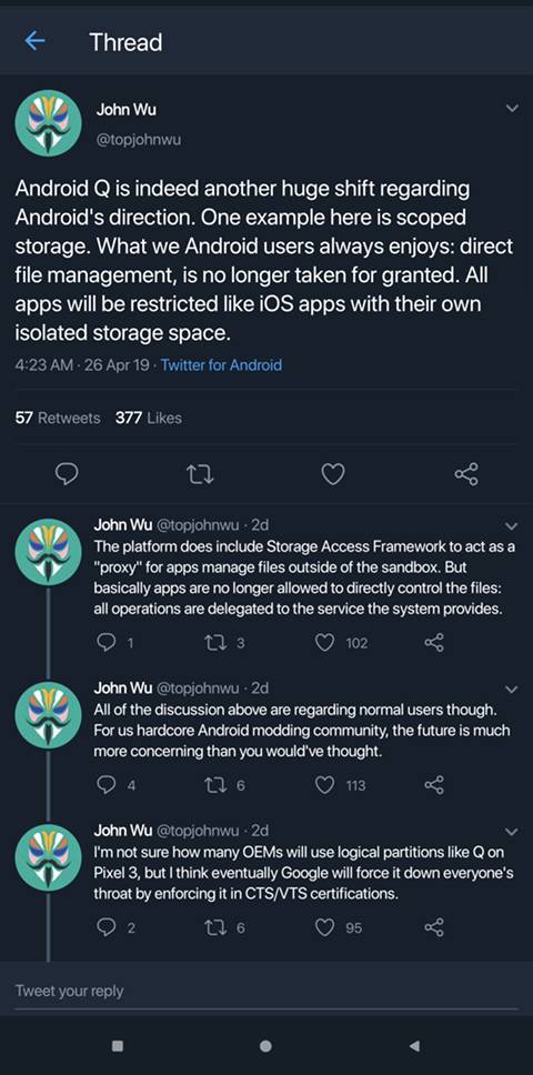 IOS와 같은 파일 관리로 변경한다는 안드로이드