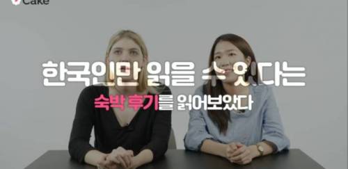 [스압] 한국인만 읽을 수 있는 후기를 외국인에게 보여줬다