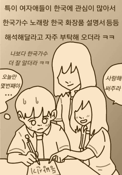[스압] 일본에서 중학교 다닌 썰 manhwa