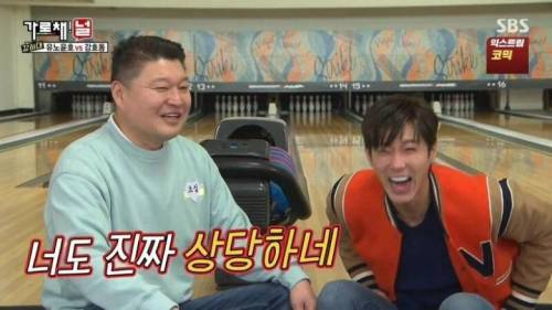 [스압] 유노윤호 vs 강호동 열정 기싸움