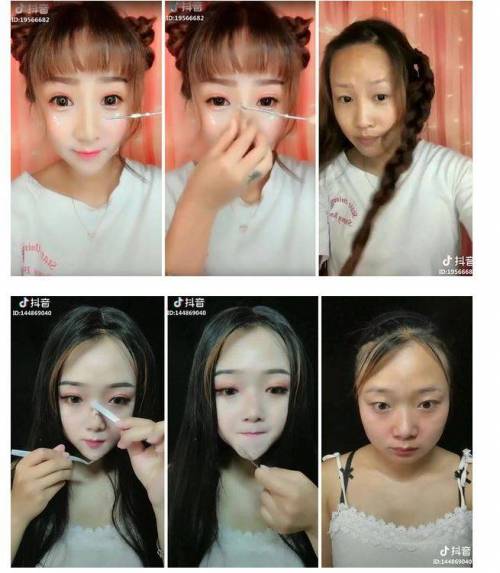 대륙에서 유행하는 특수분장 수준의 화장.jpg