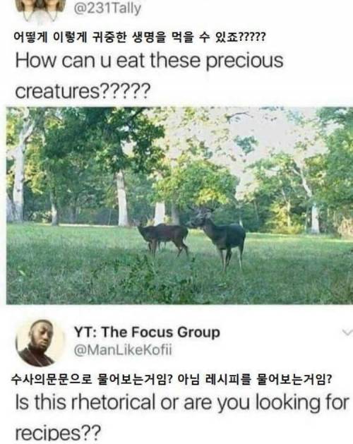 어떻게 이렇게 귀중한 생명을 먹을수 있죠??