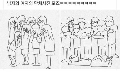 남자여자 단체사진 포즈차이.jpg